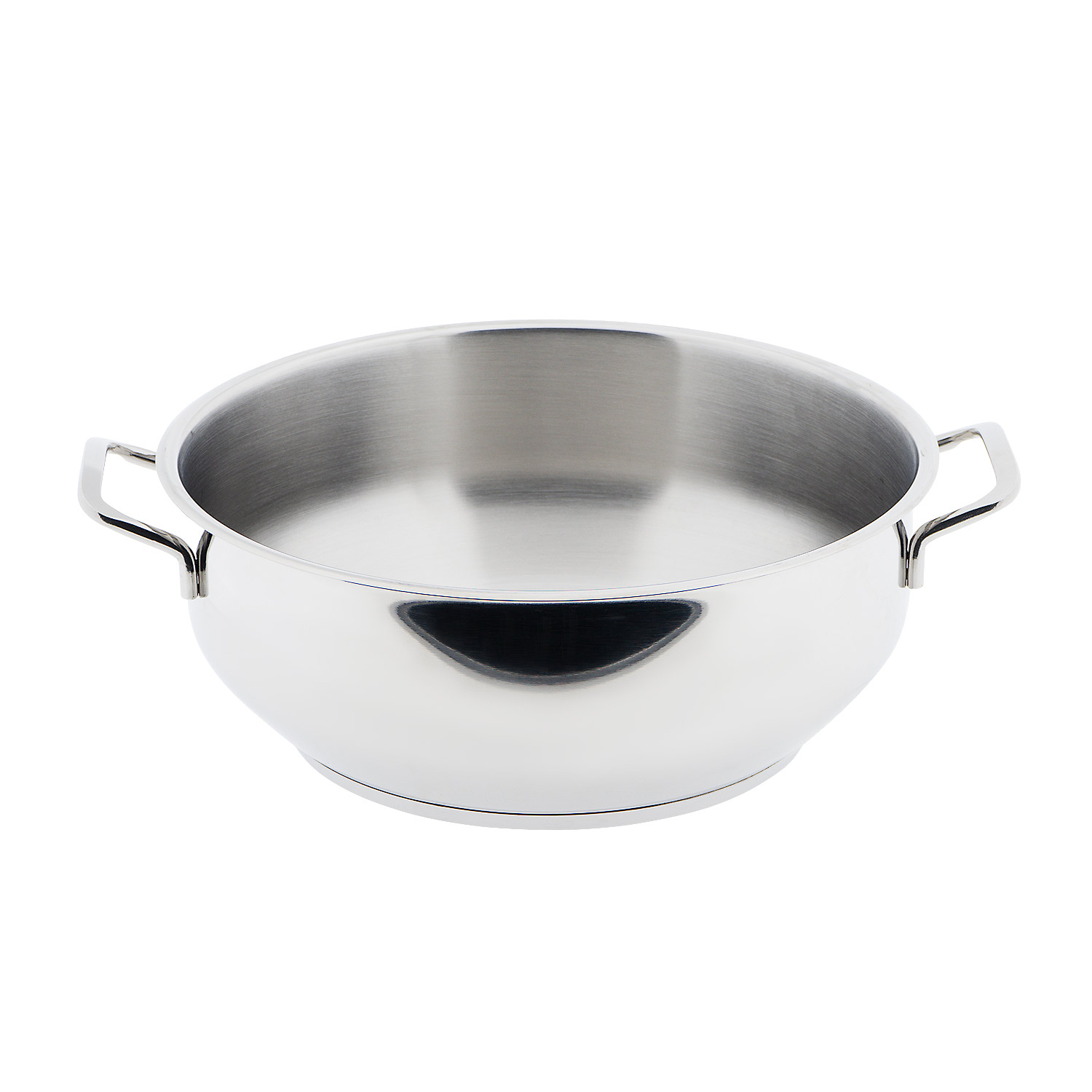 BEM stainless steel 18/10 steamer with lid, suitable for induction 6 pcs. 30 cm