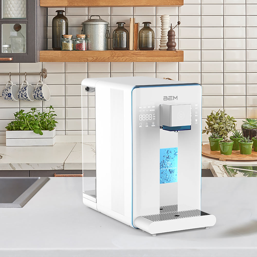 B-Ware BEM LINA Osmose Hydrogen Wasserfilter Auftischgerät mit 6 L Wassertank inkl. UV-Wasserdesinfektion