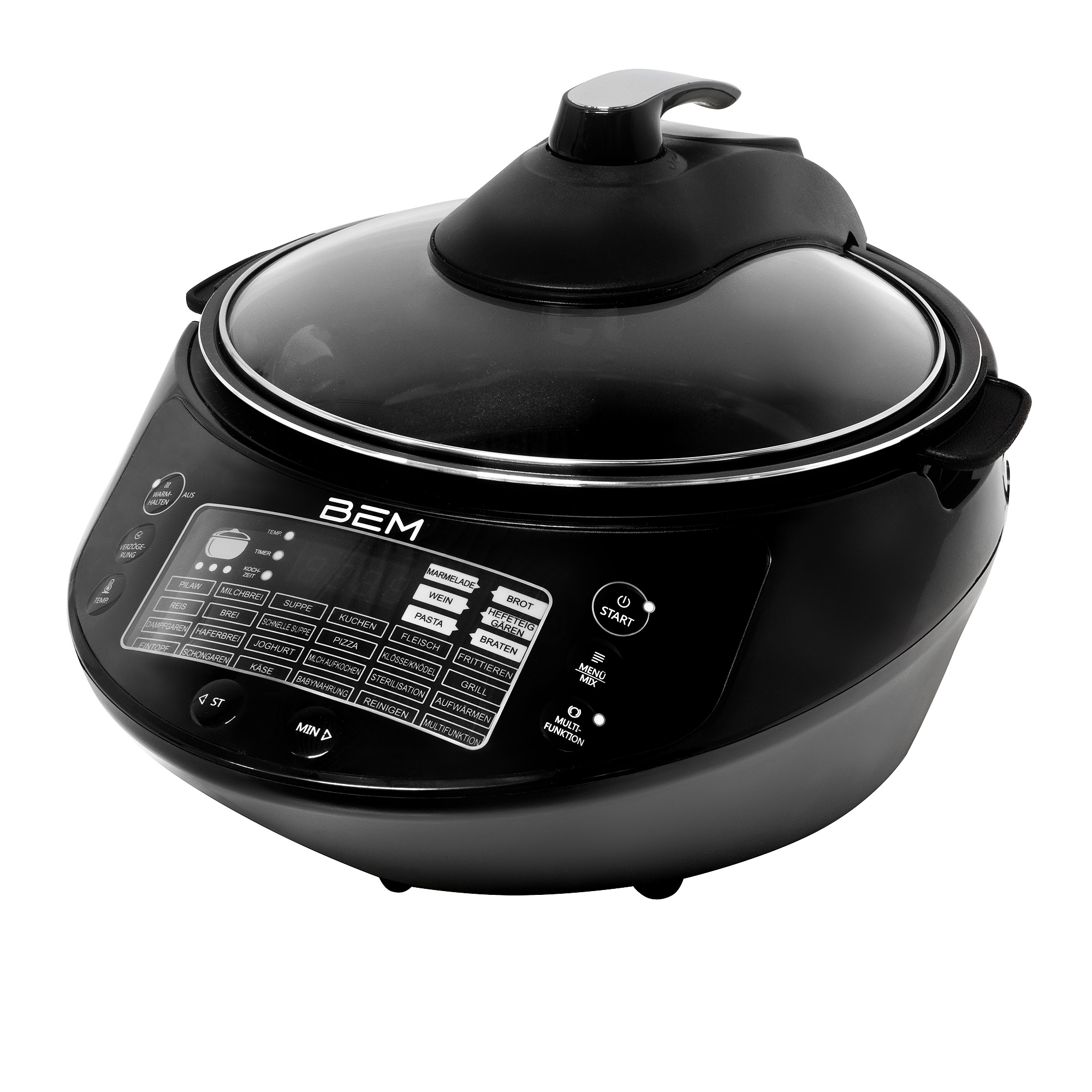 B-Ware BEM Uno multicooker with 30 cooking programs and free cookbook