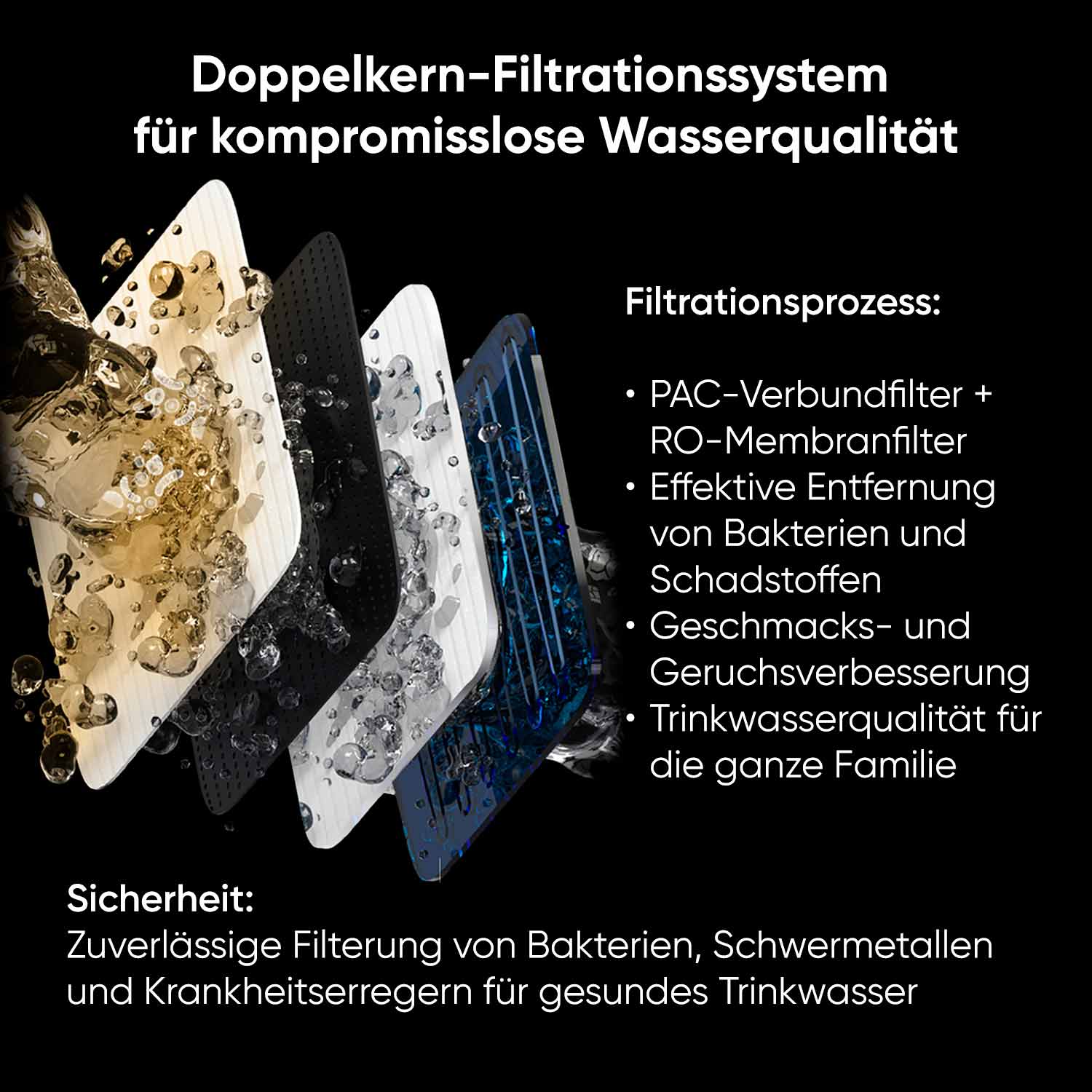 BEM Unicora Umkehrosmose-Wasserfilter mit Direktanschluss